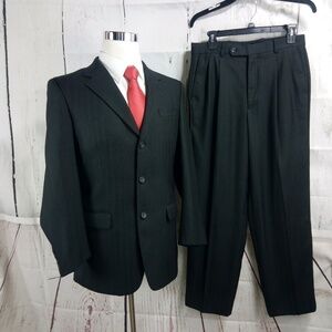 Caravelli Superior 150's 36R  Charcoal  2pc Suit